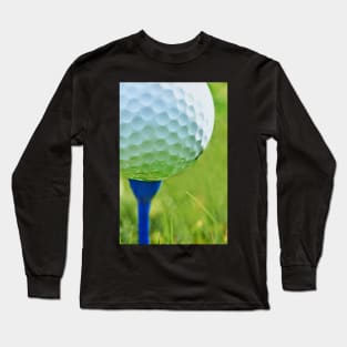 Golf Ball on Tee Long Sleeve T-Shirt